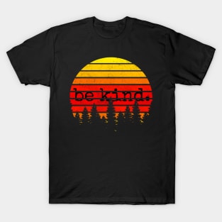 Be Kind Retro Sunset T-Shirt